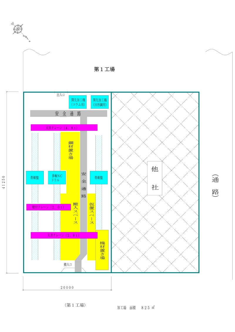 工場入口